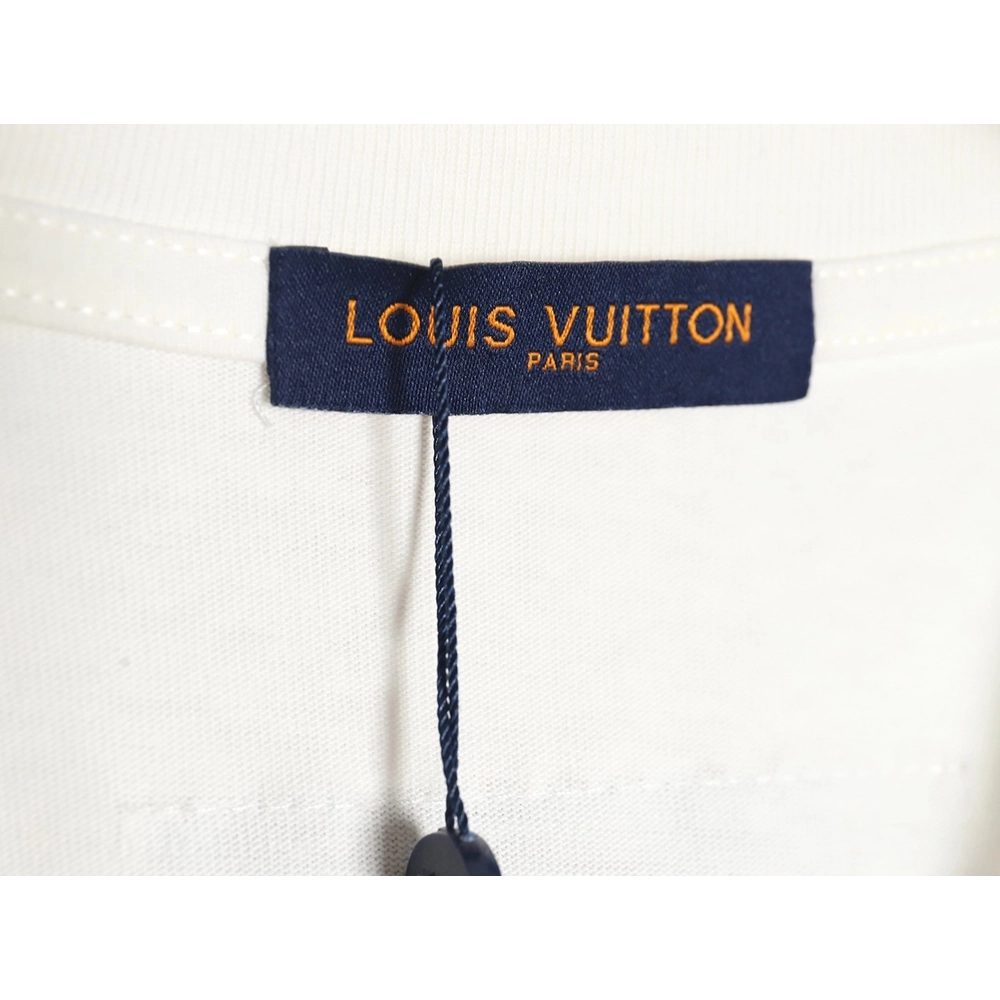 Reps Louis Vuitton LV 24SS red letter short-sleeved T-shirt,All order with free shipping Reps Louis Vuitton