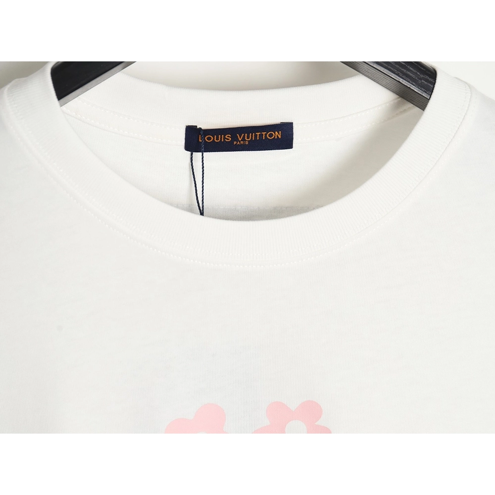 Reps Louis Vuitton LV 24SS floral lettering short-sleeved T-shirt,All order with free shipping Reps Louis Vuitton