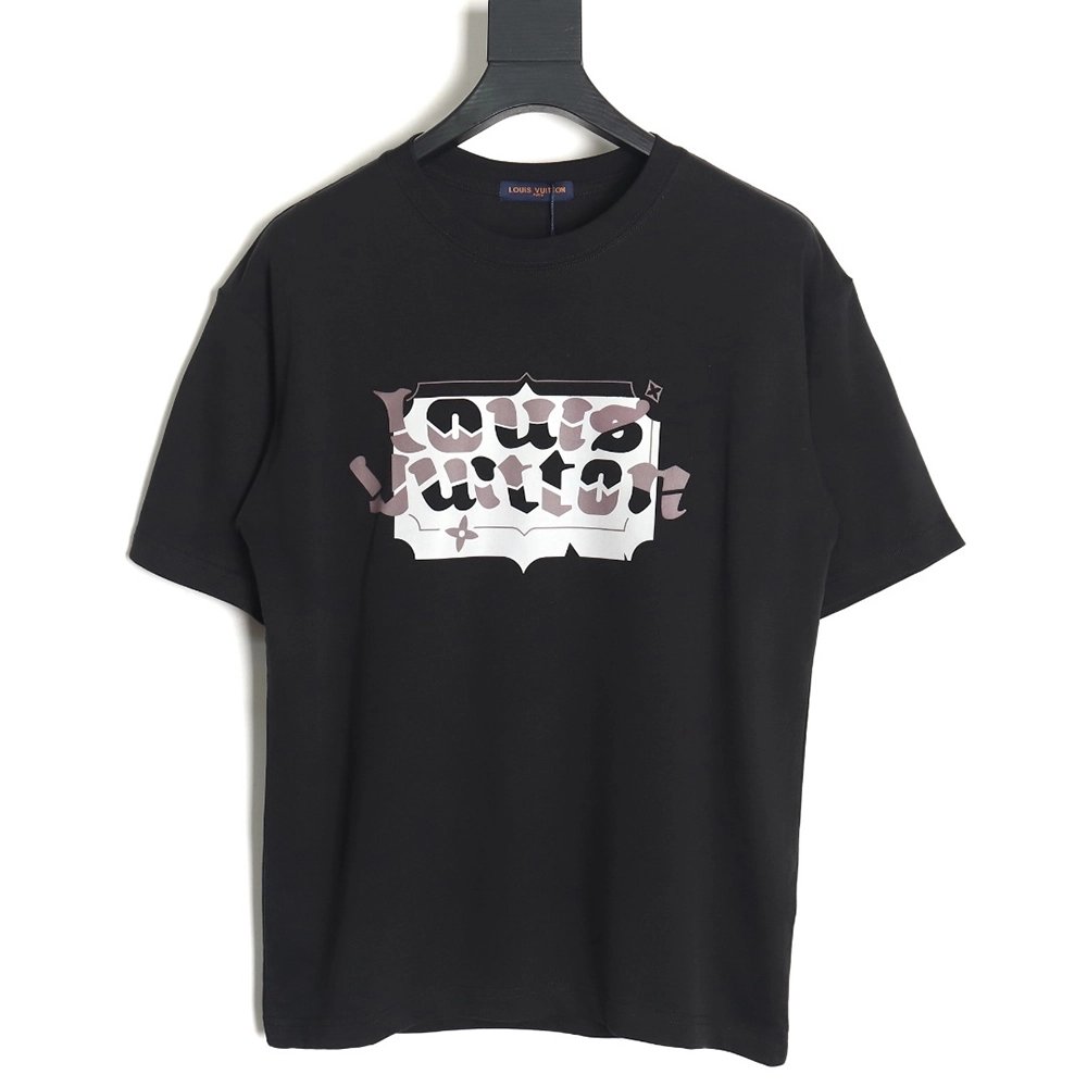 Reps Louis Vuitton LV24SS block letter short-sleeved T-shirt_TSK1,All order with free shipping Reps Louis Vuitton