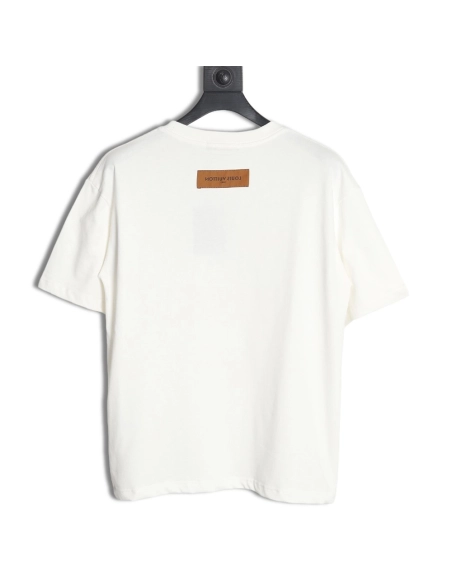 Reps Louis Vuitton LV24SS block letter short-sleeved T-shirt,All order with free shipping Reps Louis Vuitton