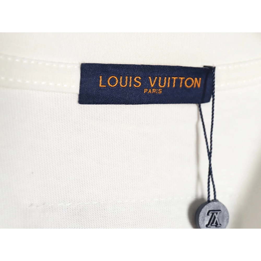 Reps Louis Vuitton LV24SS block letter short-sleeved T-shirt,All order with free shipping Reps Louis Vuitton