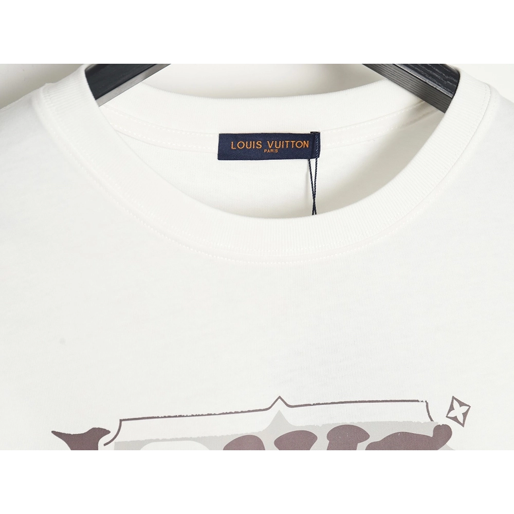 Reps Louis Vuitton LV24SS block letter short-sleeved T-shirt,All order with free shipping Reps Louis Vuitton