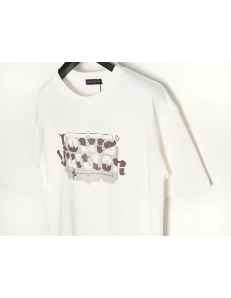 Reps Louis Vuitton LV24SS block letter short-sleeved T-shirt,All order with free shipping Reps Louis Vuitton