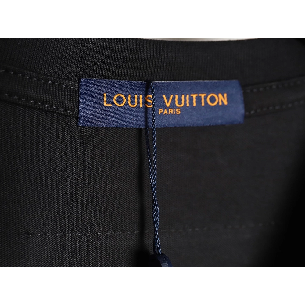 Reps Louis Vuitton LV 24SS shadow letter short-sleeved T-shirt_TSK1,All order with free shipping Reps Louis Vuitton