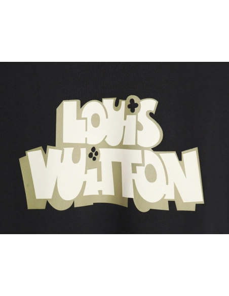 Reps Louis Vuitton LV 24SS shadow letter short-sleeved T-shirt_TSK1,All order with free shipping Reps Louis Vuitton