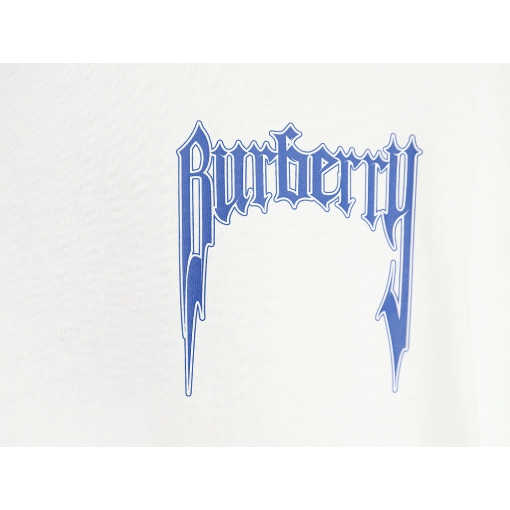 Burberry 24SS Gothic Letters Short Sleeve T-Shirt,All order with free shipping Burberry