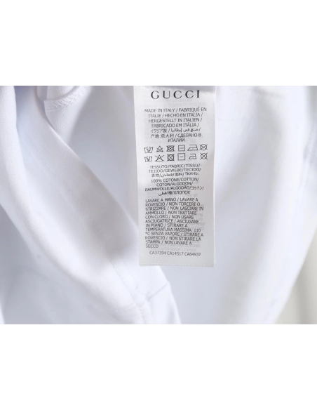 Reps Gucci 24SS three-dimensional lettering short-sleeved T-shirt,All order with free shipping Reps Gucci
