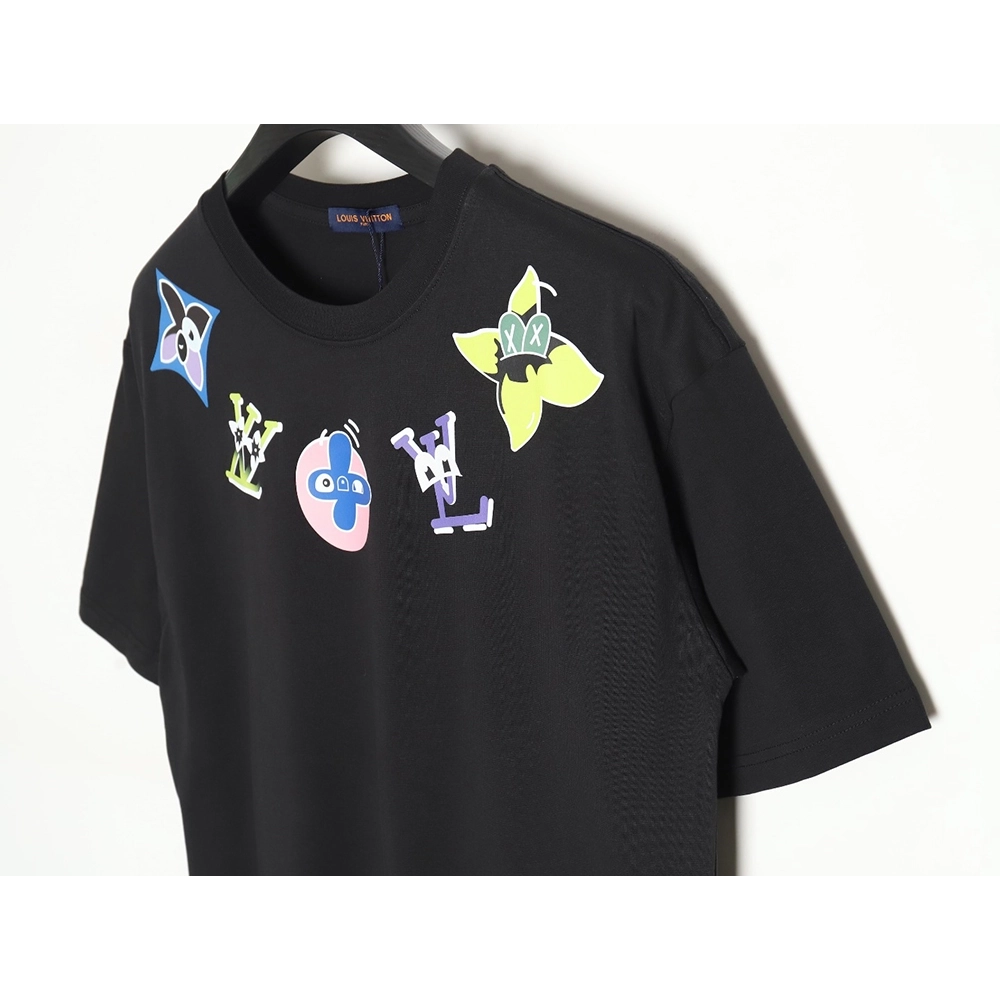 Reps Louis Vuitton 24SS cartoon logo short-sleeved T-shirt,All order with free shipping Reps Louis Vuitton