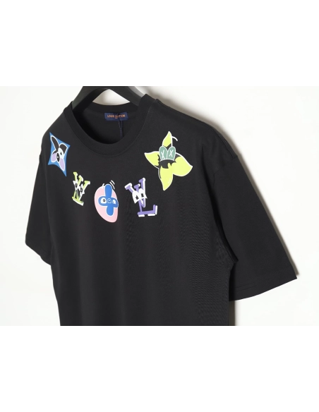 Reps Louis Vuitton 24SS cartoon logo short-sleeved T-shirt,All order with free shipping Reps Louis Vuitton