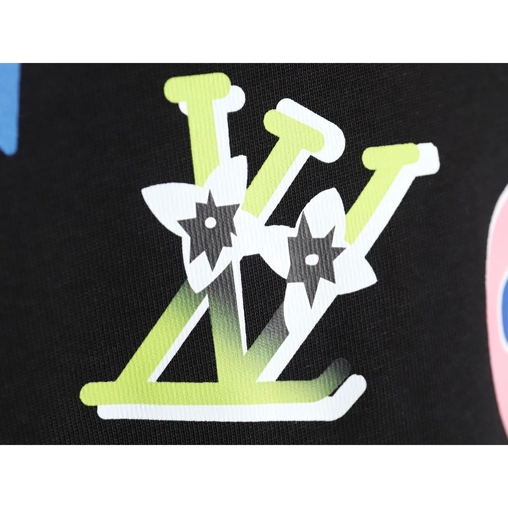 Reps Louis Vuitton 24SS cartoon logo short-sleeved T-shirt,All order with free shipping Reps Louis Vuitton