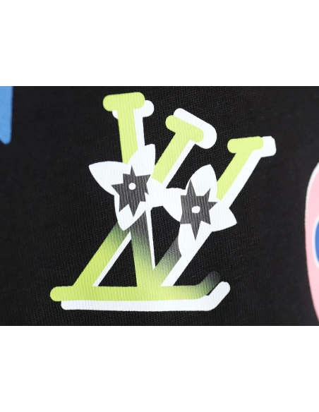 Reps Louis Vuitton 24SS cartoon logo short-sleeved T-shirt,All order with free shipping Reps Louis Vuitton