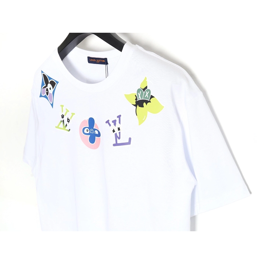 Reps Louis Vuitton 24SS cartoon logo short-sleeved T-shirt,All order with free shipping Reps Louis Vuitton