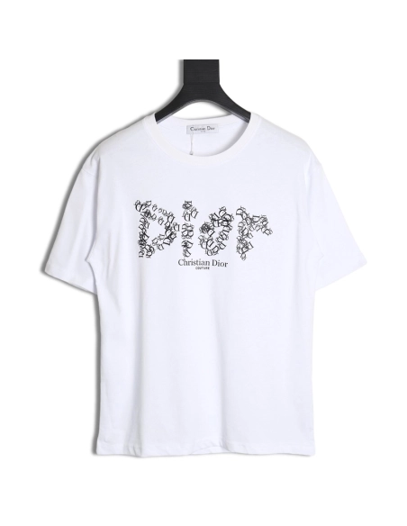 Dior 24SS monogram short-sleeved T-shirt,All order with free shipping Dior
