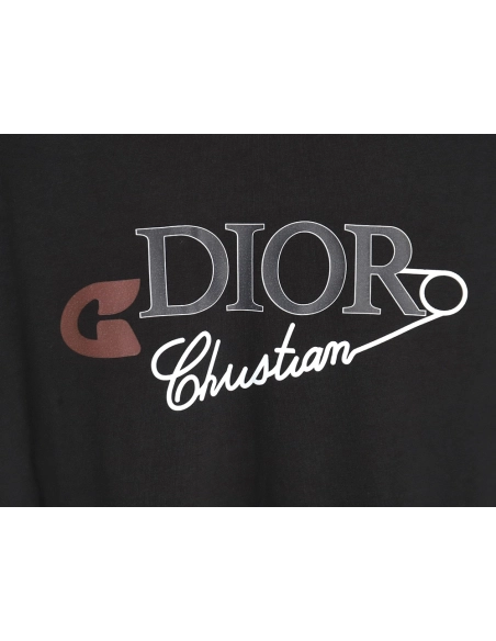 Dior 24SS safety pin short sleeve T-shirt,All order with free shipping Dior
