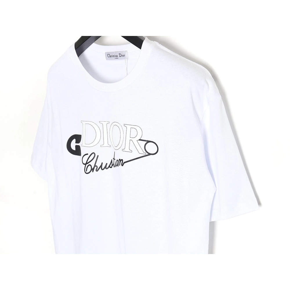 Dior 24SS safety pin short sleeve T-shirt,All order with free shipping Dior
