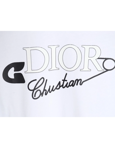Dior 24SS safety pin short sleeve T-shirt,All order with free shipping Dior