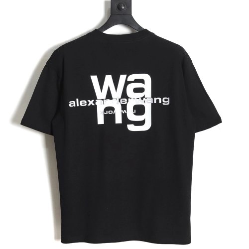 Discount Alexander Wang reflective letter print short-sleeved T-shirt,All order with free shipping Discount Alexander Wang
