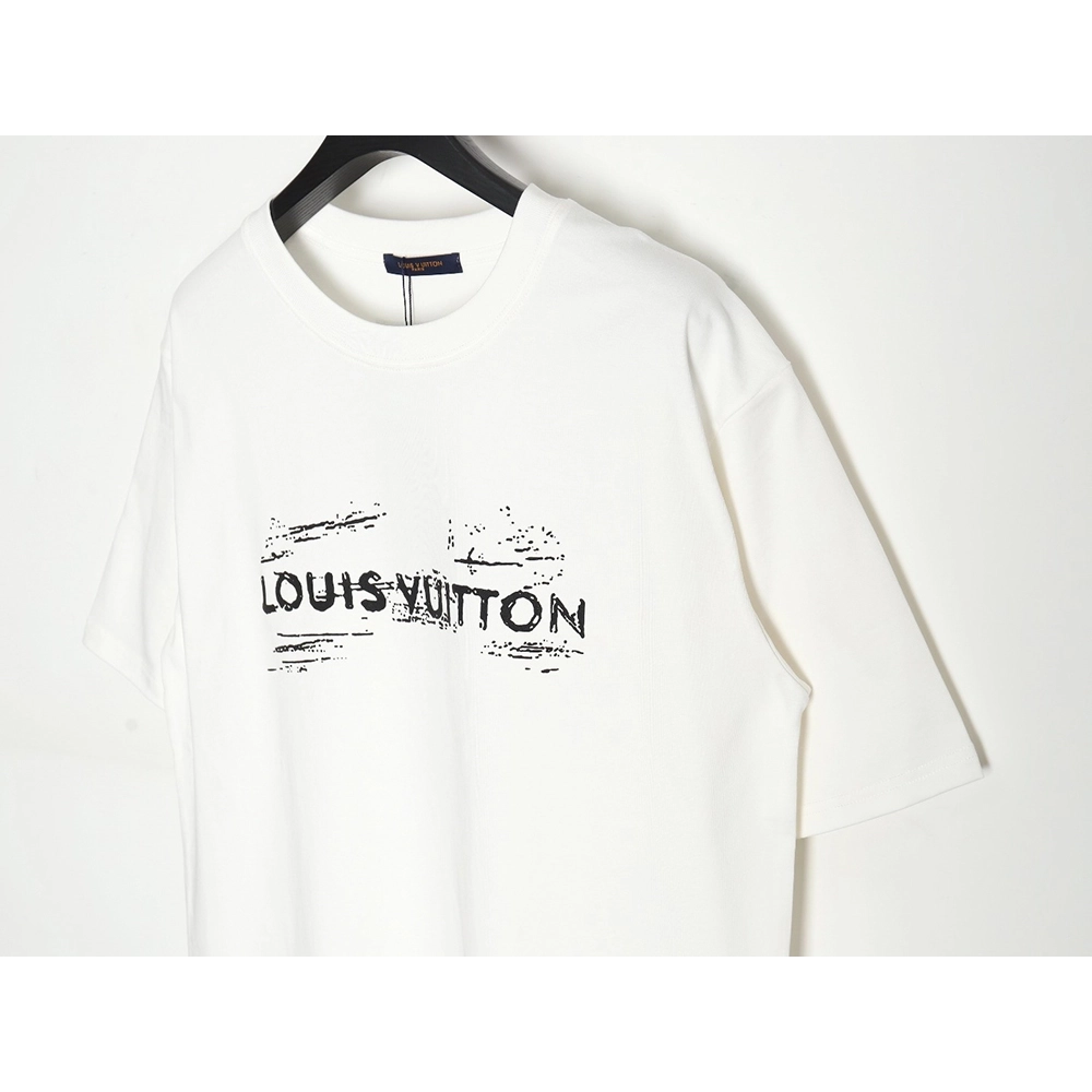 Reps Louis Vuitton 24ss graffiti logo printed short-sleeved T-shirt,All order with free shipping Reps Louis Vuitton