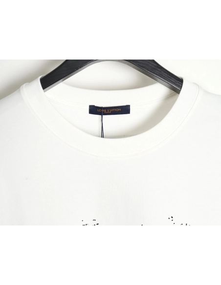 Reps Louis Vuitton 24ss graffiti logo printed short-sleeved T-shirt,All order with free shipping Reps Louis Vuitton
