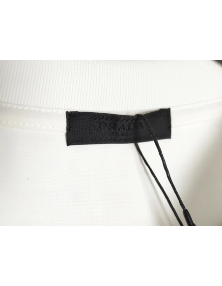 Prada 24ss colorful graffiti triangle logo printed short-sleeved T-shirt,All order with free shipping Prada