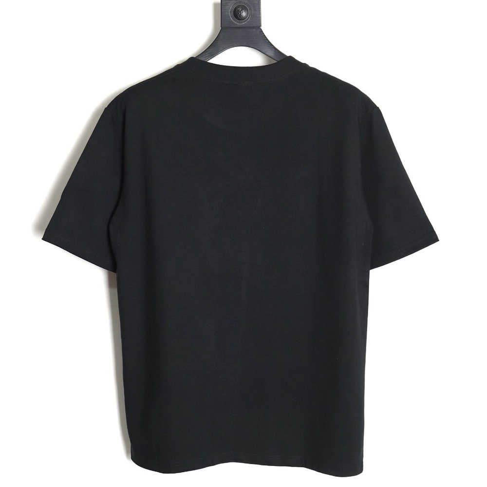 Burberry embroidered knights horse logo short-sleeved T-shirt,All order with free shipping Burberry