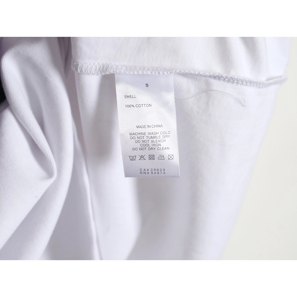 Stussy 2024 Peace ProsperityTee Doll Slogan Back Slogan Short Sleeve T-Shirt TSK1,All order with free shipping Stussy