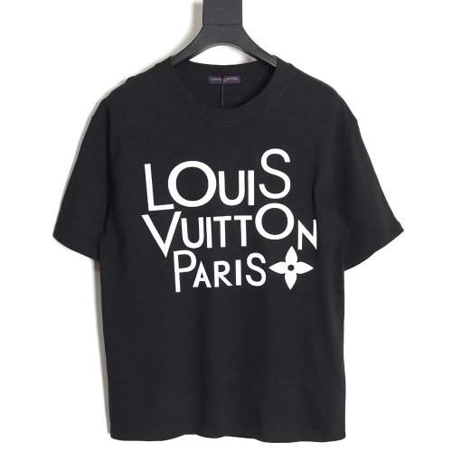 Reps Louis Vuitton LV 23SS large letter short-sleeved T-shirt TSK1,All order with free shipping Reps Louis Vuitton