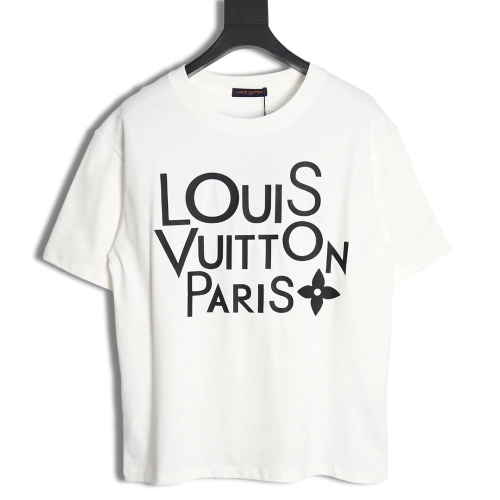Reps Louis Vuitton LV 23SS large letter short-sleeved T-shirt,All order with free shipping Reps Louis Vuitton