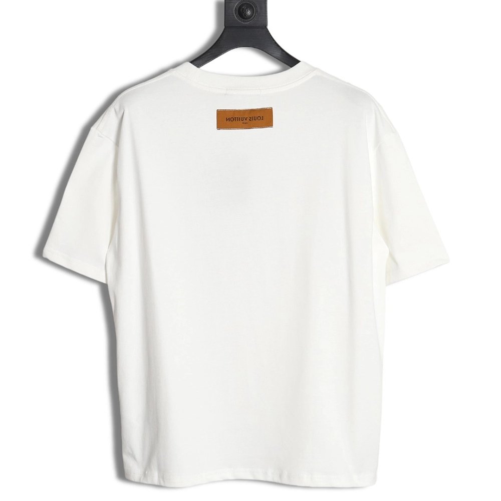 Reps Louis Vuitton LV 23SS large letter short-sleeved T-shirt,All order with free shipping Reps Louis Vuitton