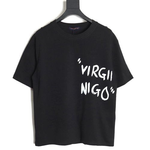 Reps Louis Vuitton LV 23SS Graffiti Duck Short Sleeve T-Shirt,All order with free shipping Reps Louis Vuitton