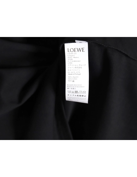 Loewe 23SS three-dimensional embossed four-leaf clover short-sleeved T-shirt TSK1,All order with free shipping Loewe