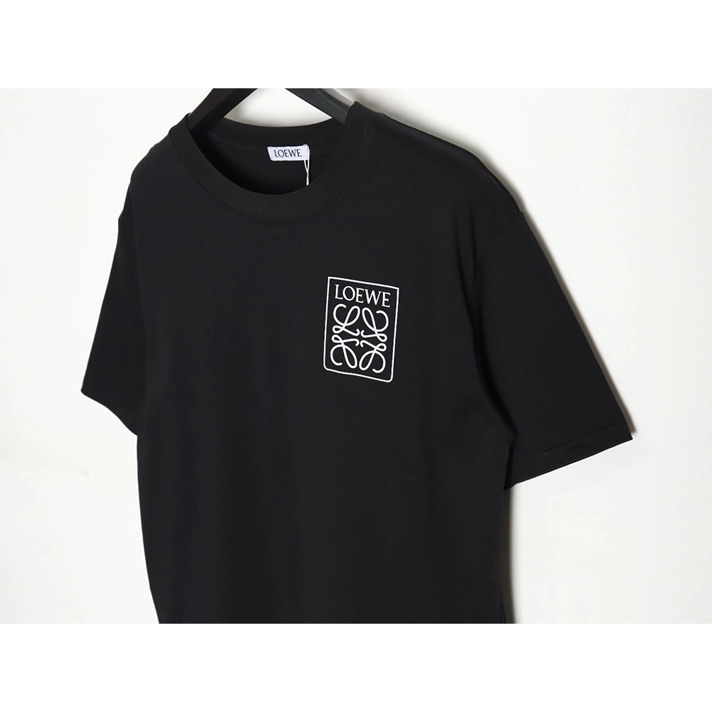 Loewe 23SS three-dimensional embossed four-leaf clover short-sleeved T-shirt TSK1,All order with free shipping Loewe