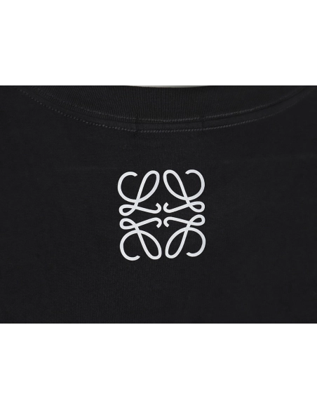 Loewe 23SS three-dimensional embossed four-leaf clover short-sleeved T-shirt TSK1,All order with free shipping Loewe