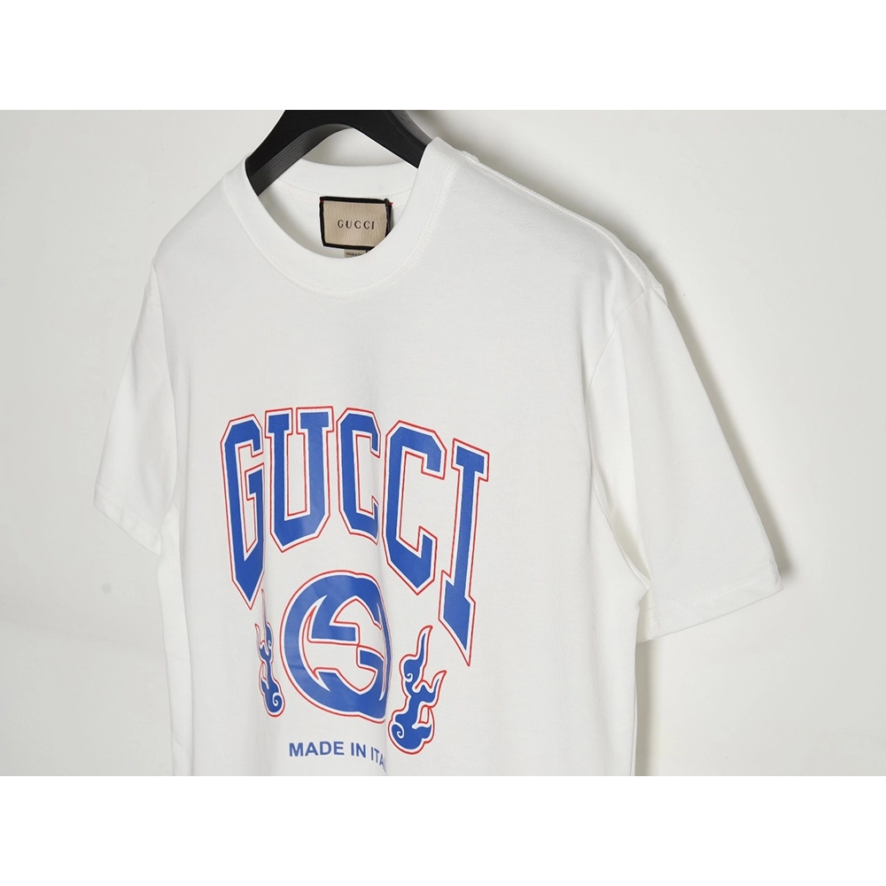 Reps Gucci dragon print contrast print t-shirt,All order with free shipping Reps Gucci