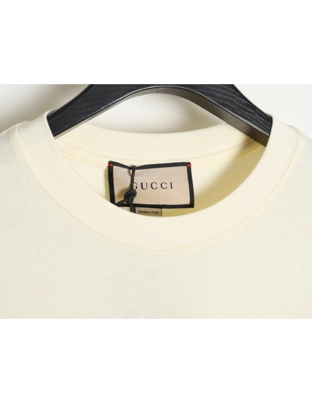 Reps Gucci letter logo print couple T-shirt,All order with free shipping Reps Gucci