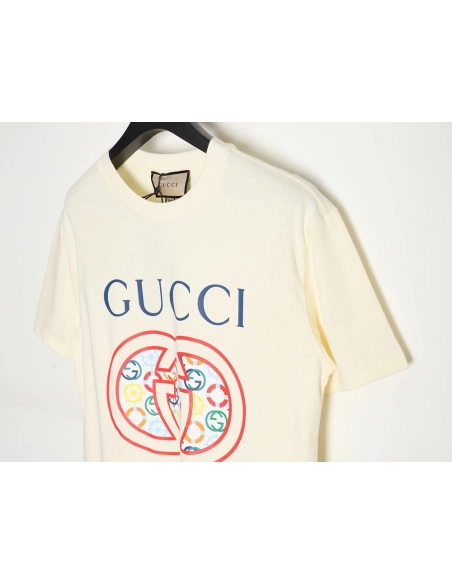 Reps Gucci letter logo print couple T-shirt,All order with free shipping Reps Gucci