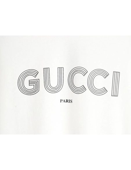 Reps Gucci printed simple T-shirt,All order with free shipping Reps Gucci