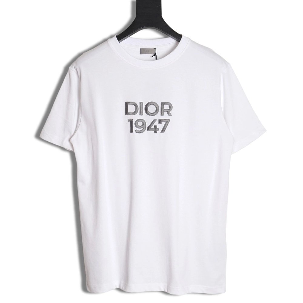 Dior 24SS 1947 embroidered T-shirt,All order with free shipping Dior