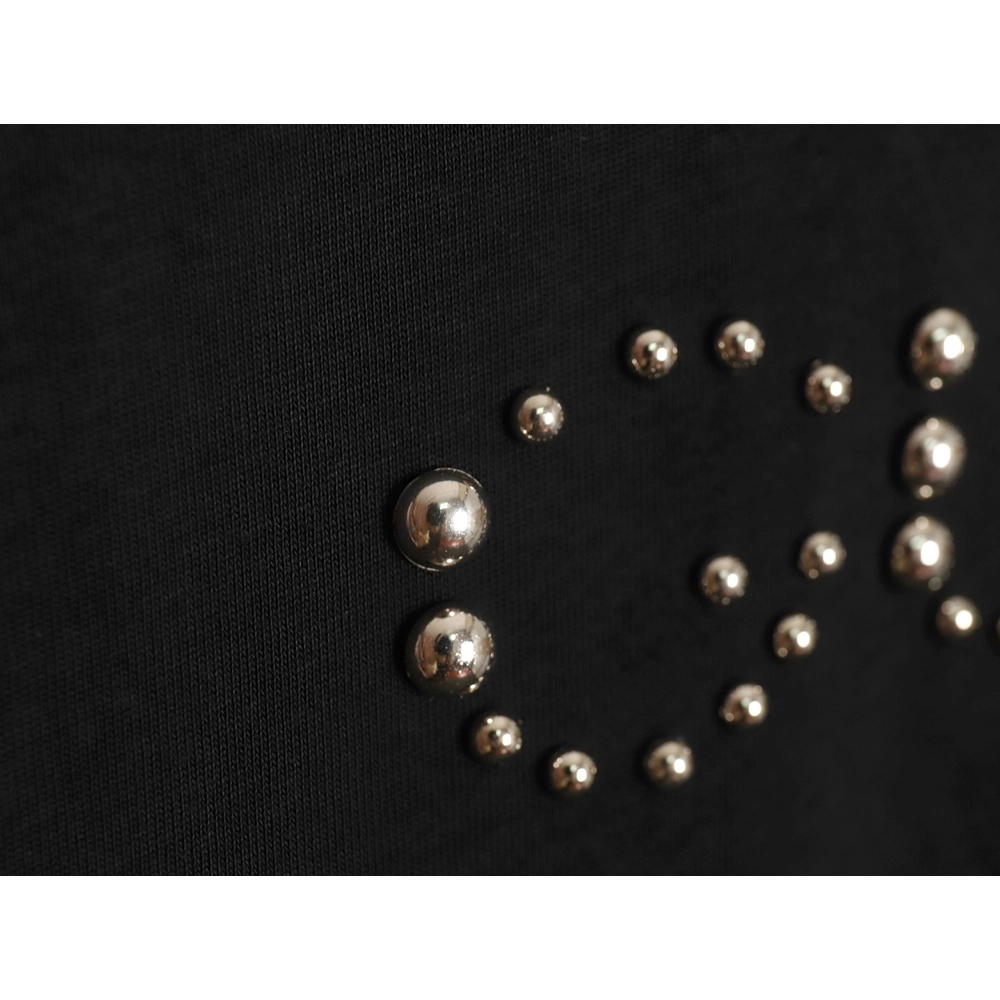 Reps Gucci early spring new rivet logo round neck t-shirt TSK1,All order with free shipping Reps Gucci