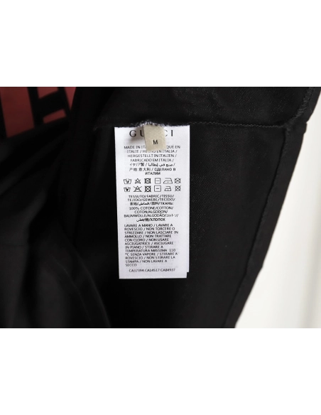 Reps Gucci classic rainbow logo wide T-shirt TSK1,All order with free shipping Reps Gucci