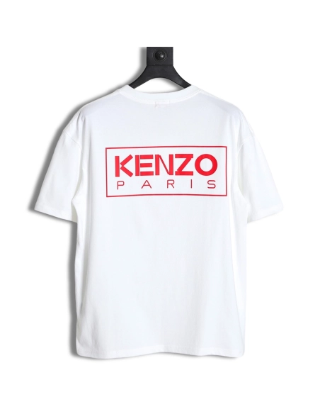 KENZO x NIGO joint block letter print embroidery short-sleeved T-shirt,All order with free shipping Kenzo