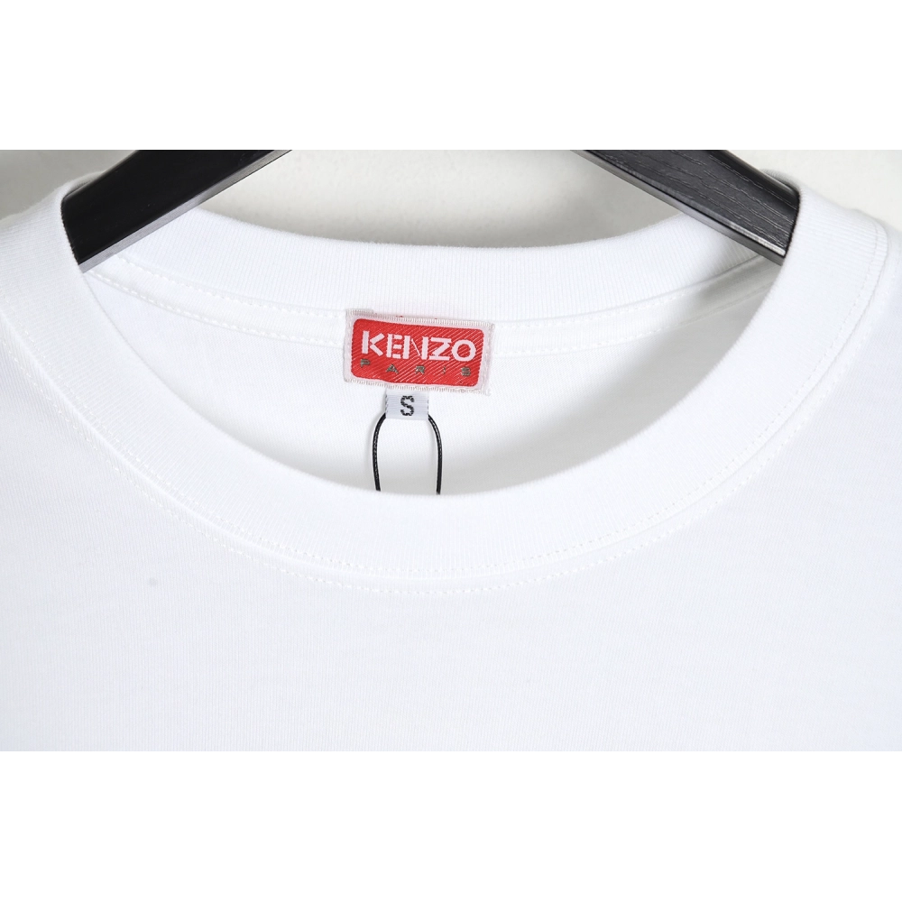 KENZO x NIGO joint block letter print embroidery short-sleeved T-shirt,All order with free shipping Kenzo