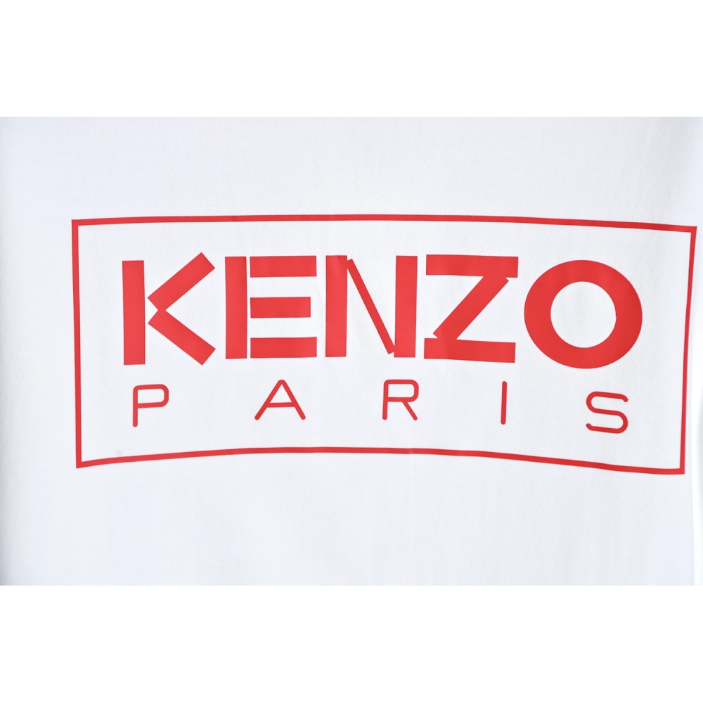 KENZO x NIGO joint block letter print embroidery short-sleeved T-shirt,All order with free shipping Kenzo