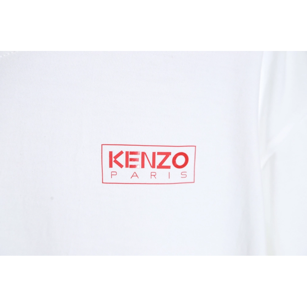 KENZO x NIGO joint block letter print embroidery short-sleeved T-shirt,All order with free shipping Kenzo