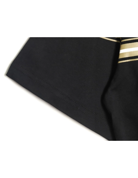 Burberry letter embroidered striped print horse logo T-shirt TSK1,All order with free shipping Burberry