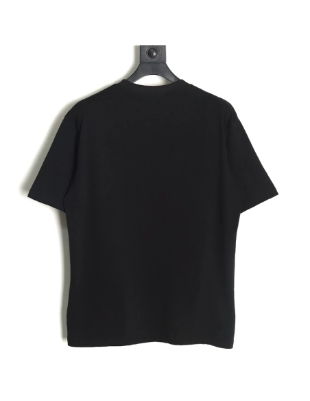 Prada wavy line triangle embroidered short-sleeved T-shirt TSK1,All order with free shipping Prada