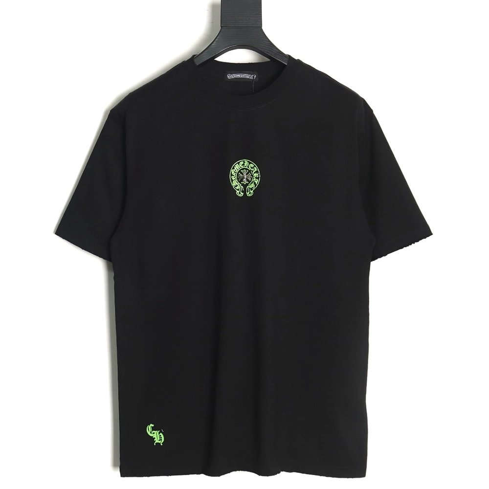 Chrome hearts Sanskrit cross short-sleeved T-shirt TSK1,All order with free shipping Chrome Hearts with free shipping