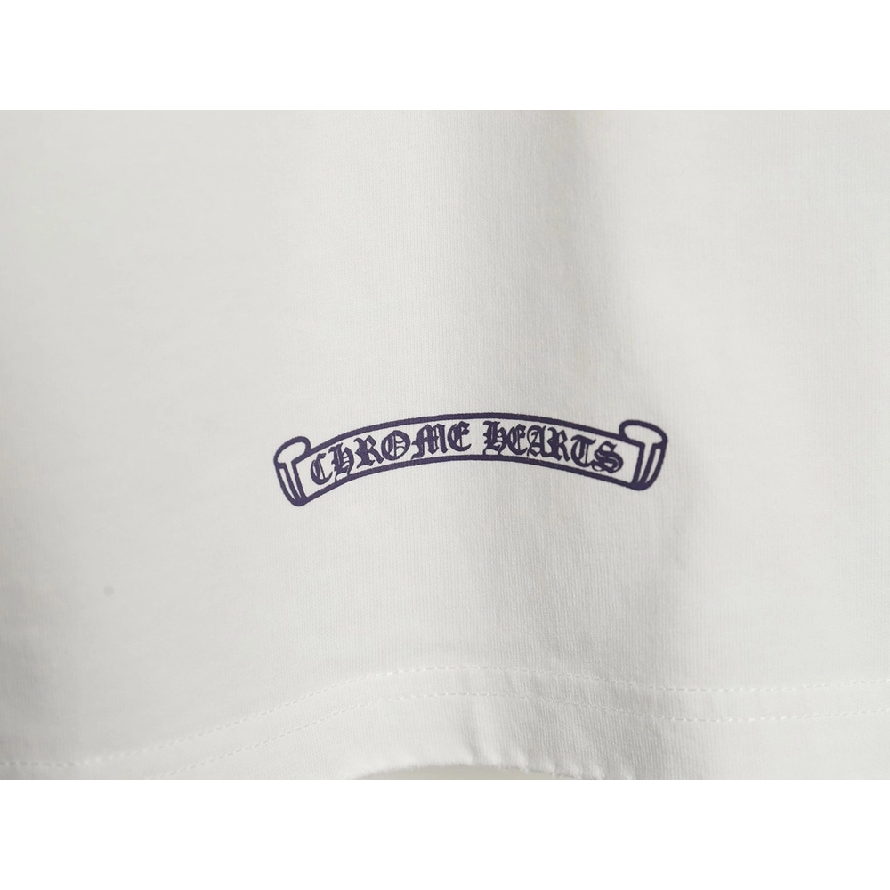 Chrome hearts Sanskrit cross short-sleeved T-shirt,All order with free shipping Chrome Hearts with free shipping