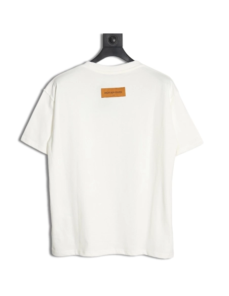 Reps Louis Vuitton pastel print short-sleeved T-shirt,All order with free shipping Reps Louis Vuitton