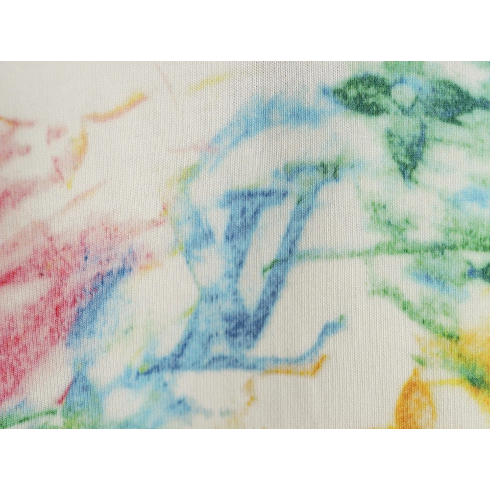 Reps Louis Vuitton pastel print short-sleeved T-shirt,All order with free shipping Reps Louis Vuitton